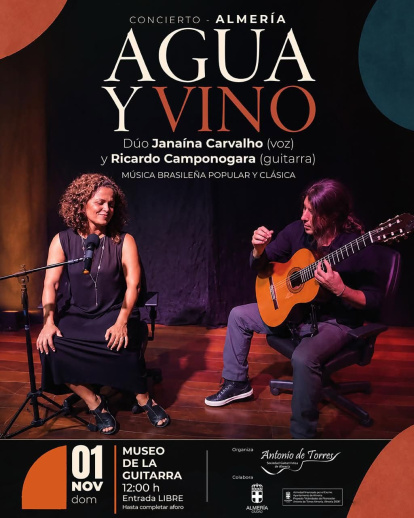 'Agua y vino', el concierto gratuito que une este domingo la música clásica y popular brasileña en Almería