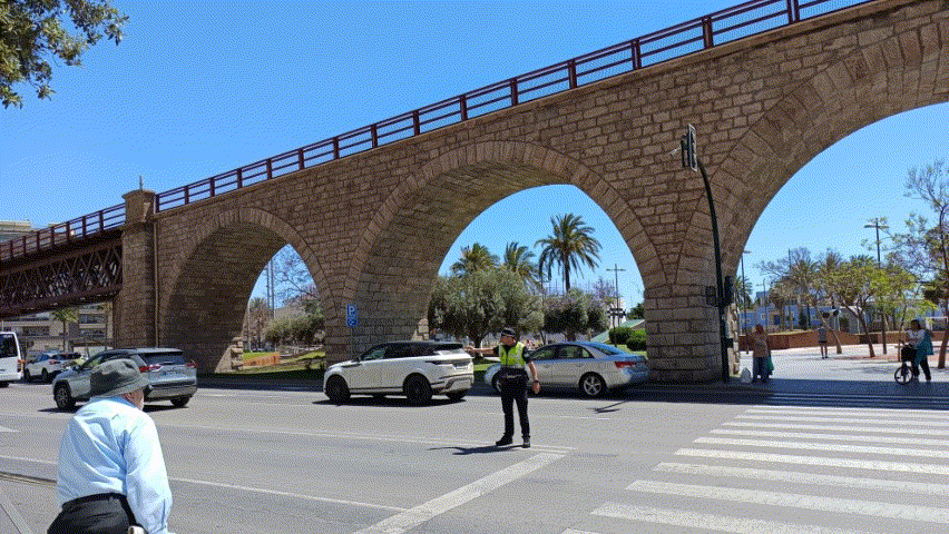 Imágenes del apagón en Almería.