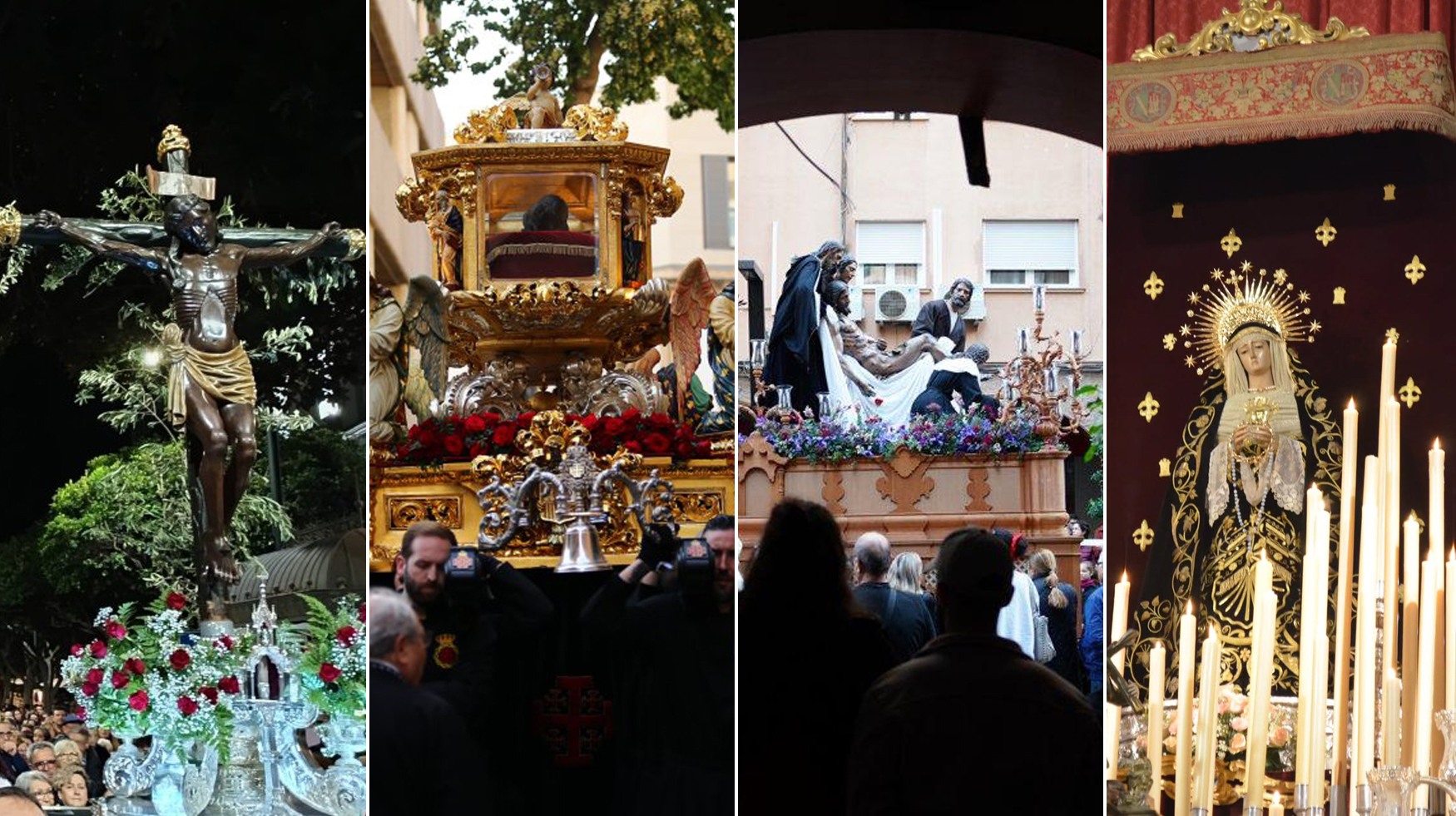 Itinerarios y horarios del Viernes Santo de la Semana Santa de Almería 2026